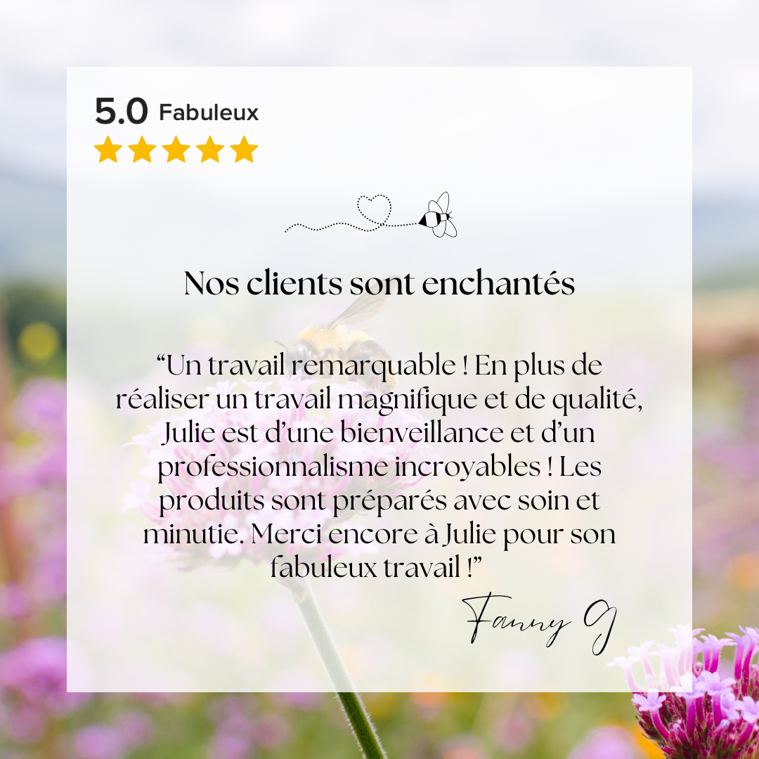 Lavande - Mini Pot de Miel Cadeaux Invités Mariage & Baptême