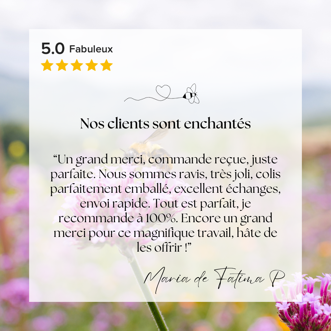 Olivier - Mini Pot de Miel Personnalisé Cadeaux Invités Mariage Baptême