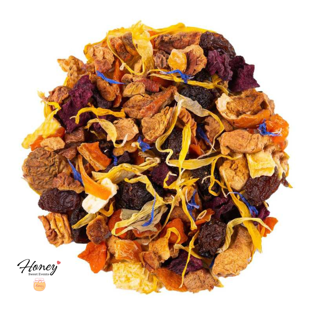 Infusion Mangue Passion en Vrac - Porte-Bonheur | Saveur Exotique