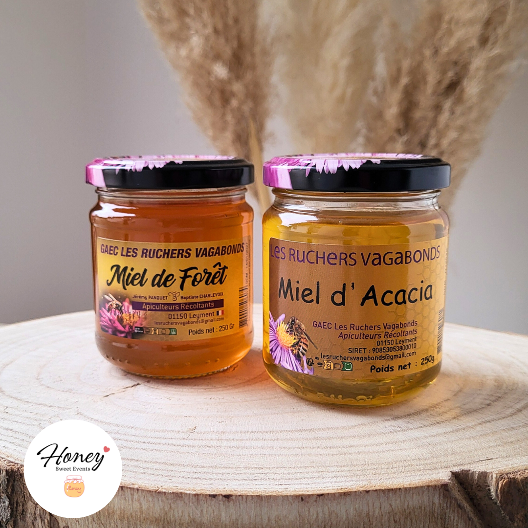 Duo Miels : Acacia et Forêt - 2 x 250 g