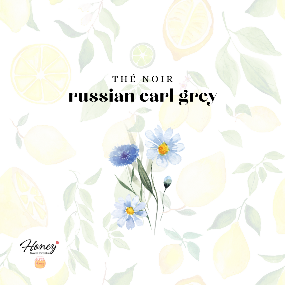 Thé Noir en Vrac - Russian Earl Grey BIO  | Saveurs Intenses